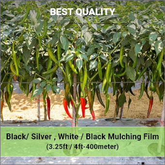 Takufu Mulching Film - 110 Micron Black/brown, 400 Meter Roll