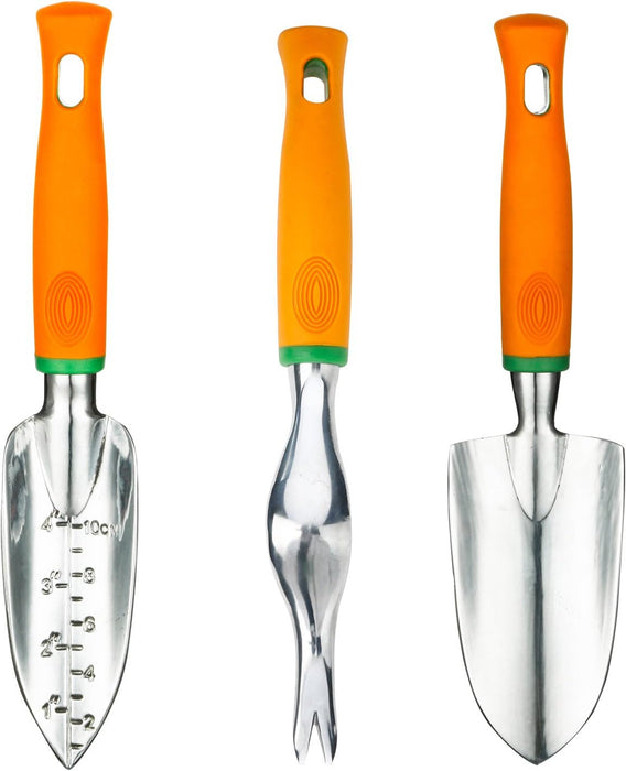Garden Tool Set, 12 Piece Aluminum Hand Kit, Canvas Apron With Storage Pocket, Outdoor Tool, Heavy Duty Gardening Work Set Ergonomic Handle, Tools For Women Men