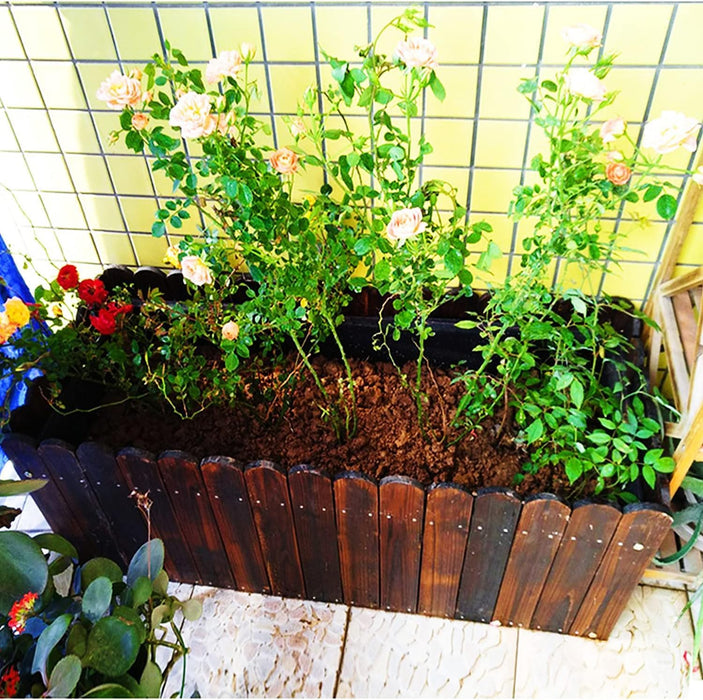 Takufu Garden Raised Bed, Solid Acacia Wood, Raised Bed Gardening in the UAE