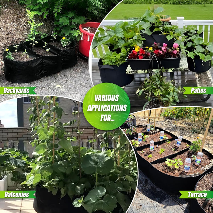 Takufu Raised Garden Beds, Oval Shape, Raised Bed Gardening in the UAE