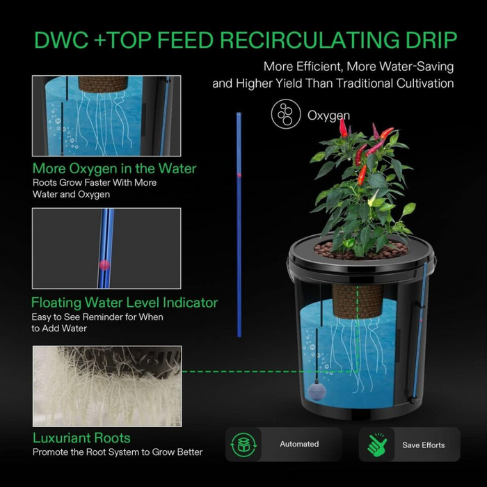 Takufu DWC Hydroponic Device