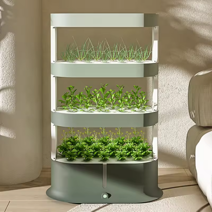 Takufu Hydroponic For Home, LED Light And Remote Control, Indoor Garden