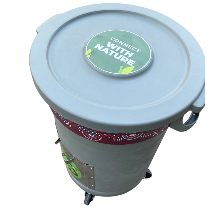 EcoCuisine CompostMate, Smell Free Compost Bin For Home, 120 L