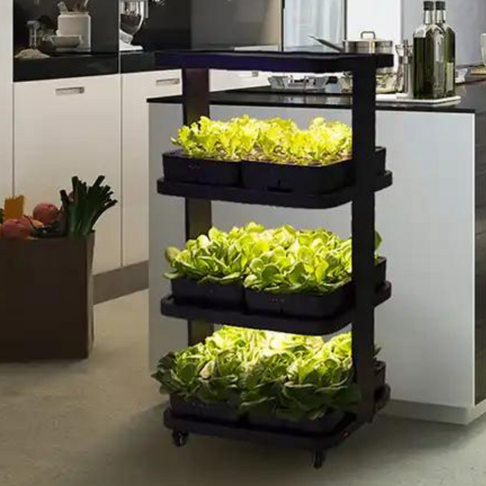 Small Home Complete Vertical Indoor Hydroponic Lighting Growing Systems