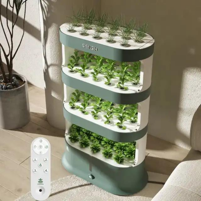 Takufu Hydroponic For Home, LED Light And Remote Control, Indoor Garden