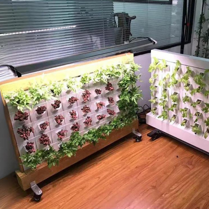 Takufu Indoor Aeroponic/Hydroponic Vertical Wall, Office/Aprtment Wall Planter