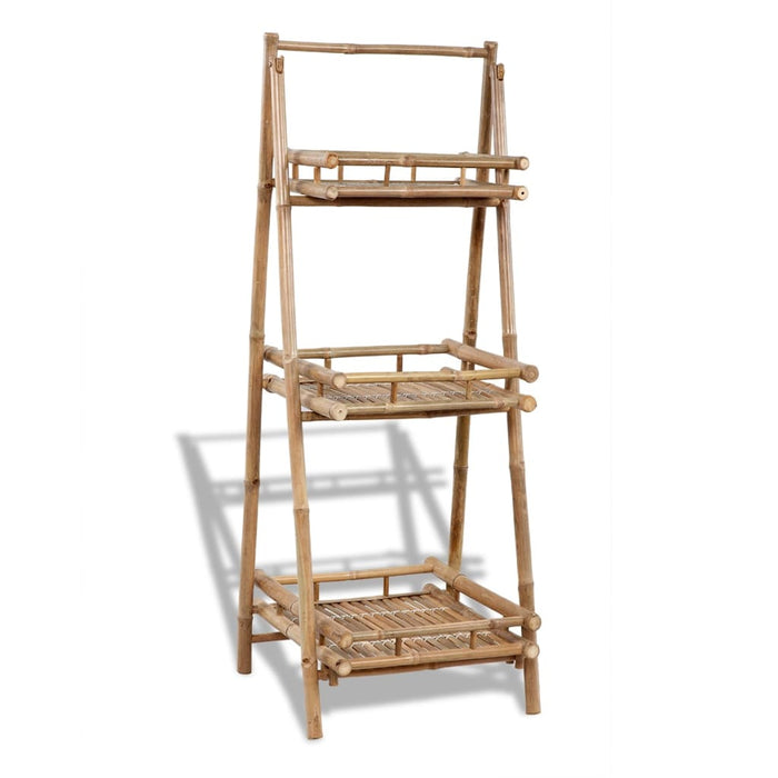 Takufu 3-Tier Folding Bamboo Plant Rack