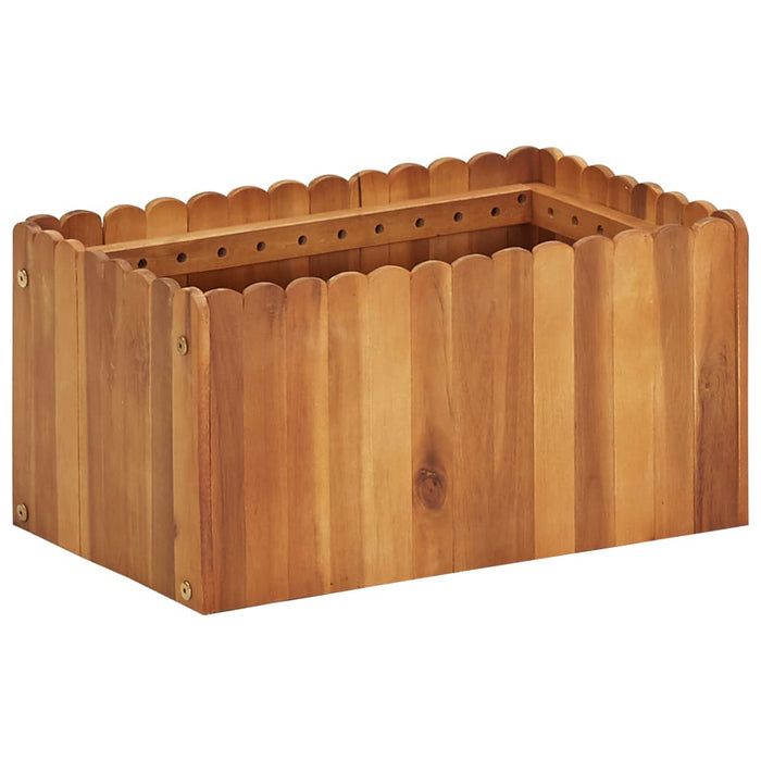 Takufu Garden Raised Bed, Solid Acacia Wood, Raised Bed Gardening in the UAE
