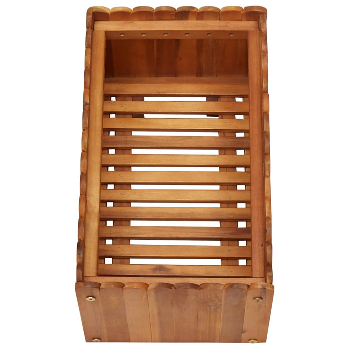 Takufu Garden Raised Bed, Solid Acacia Wood, Raised Bed Gardening in the UAE