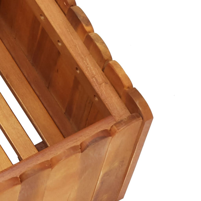 Takufu Garden Raised Bed, Solid Acacia Wood, Raised Bed Gardening in the UAE