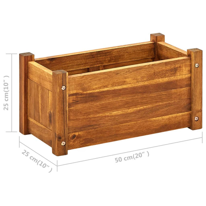 Takufu Garden Raised Bed, Acacia Wood, Raised Bed Gardening in the UAE