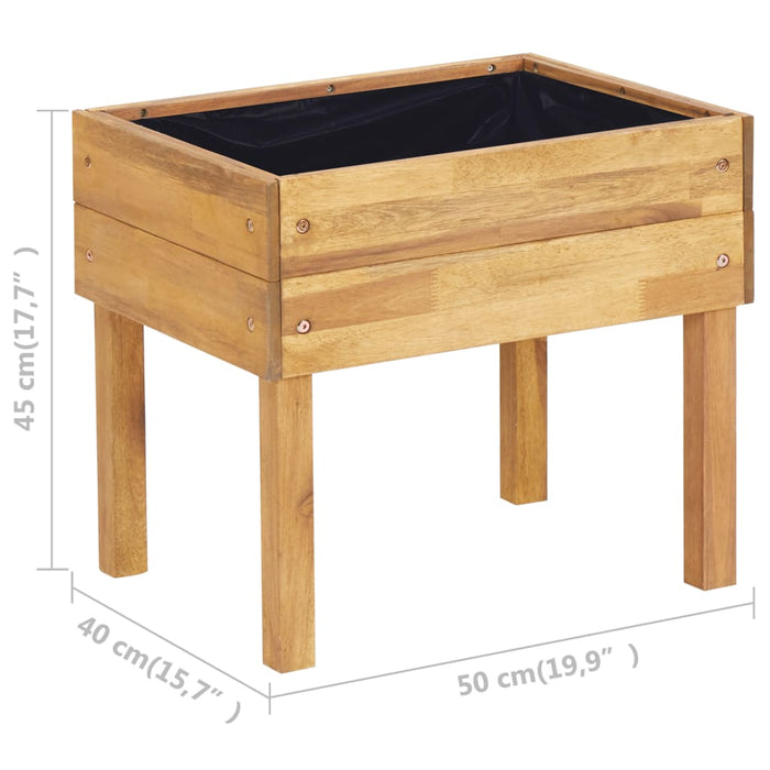 Takufu Raised Garden Planter, Solid Acacia Wood, Raised Bed Gardening in the UAE