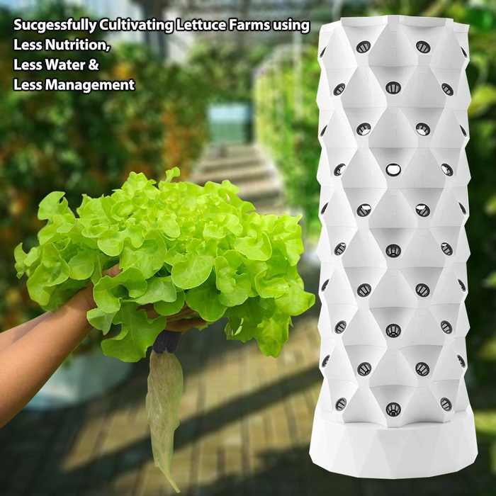 Takufu Aeroponic Growing Tower, Home Hydroponics UAE, Smart Indoor Gardening Kit, Indoor Hydroponics Abu Dhabi, UAE Eco-Friendly Gardening
