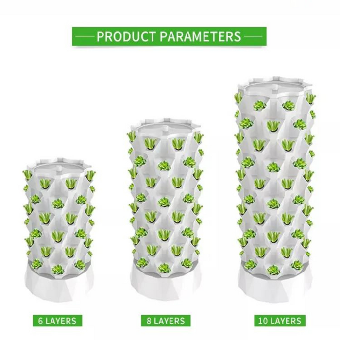 Takufu Aeroponic Growing Tower, Home Hydroponics UAE, Smart Indoor Gardening Kit, Indoor Hydroponics Abu Dhabi, UAE Eco-Friendly Gardening