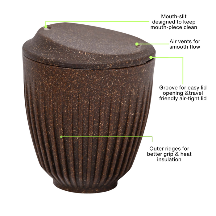 Coffee Cup - 250ml - Made From Coffee - Recycled