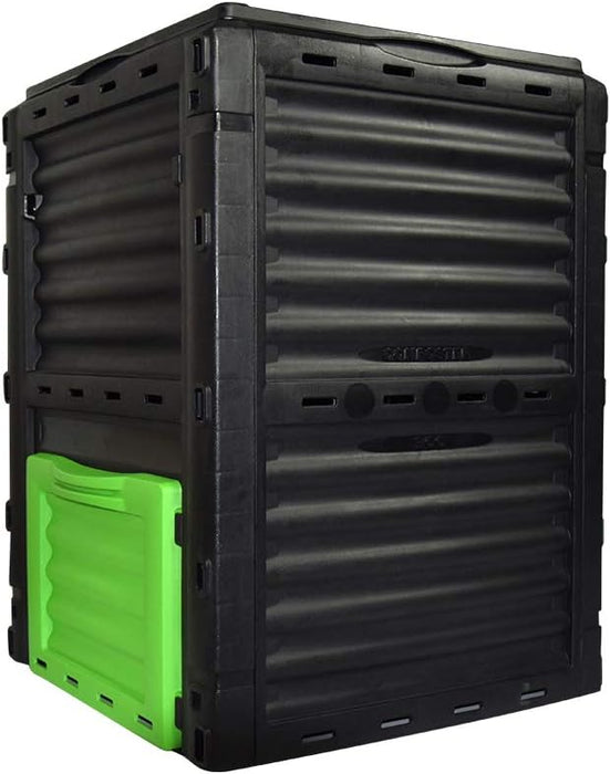 Garden Compost Bin from BPA Free Material, 80 Gallon(300 L), Easy Assembling, Large Capacity, Fast Creation of Fertile Soil