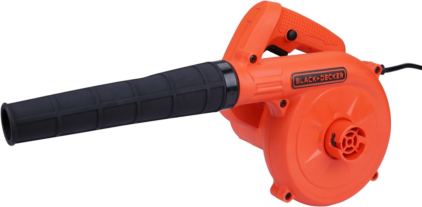 Black & Decker 530W 16,000 Rpm Single Speed Electric Blower/Vacuum With Collection Bag For Home & Garden Bdb530-B5 2 Years Warranty