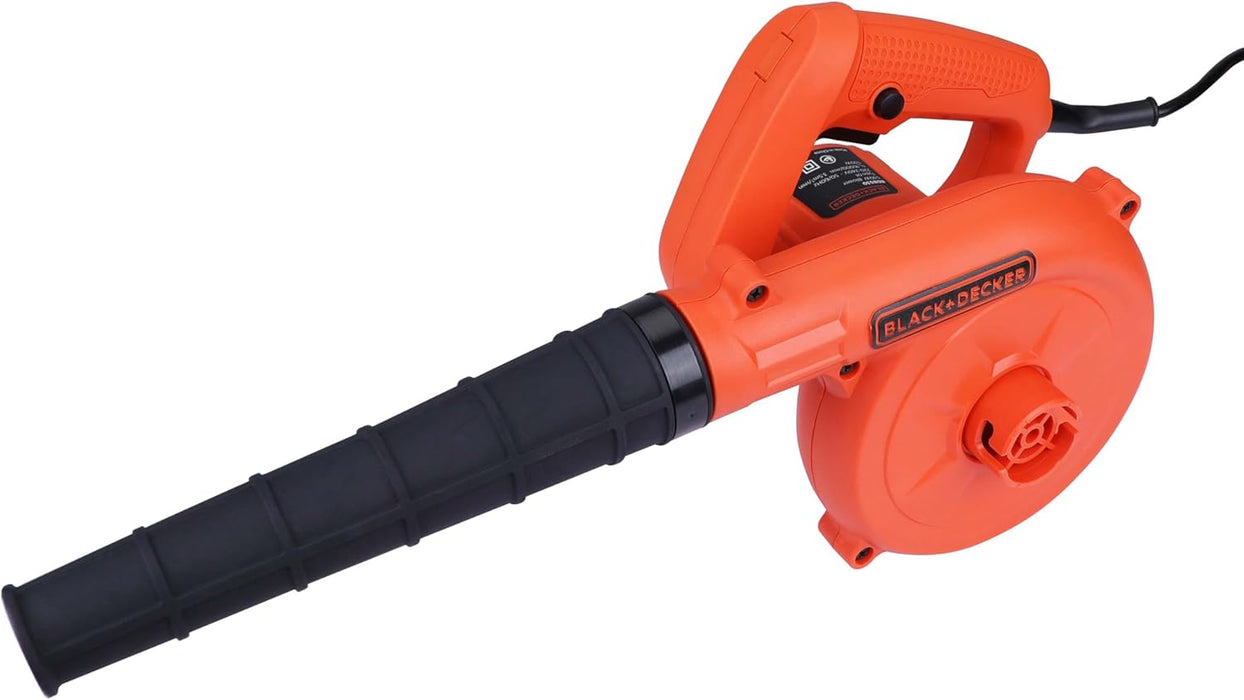 Black & Decker 530W 16,000 Rpm Single Speed Electric Blower/Vacuum With Collection Bag For Home & Garden Bdb530-B5 2 Years Warranty