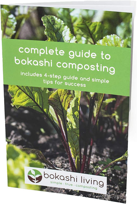 1 Bin Bokashi Composting Starter Kit (Includes 1 bokashi bin, 1.75lbs of bokashi bran and Full Instructions)