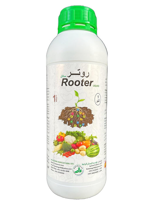 Rooter Organic Liquid Fertilizer 1Ltr For Fruits, Plants & Vegetables Indoor/Outdoor Both