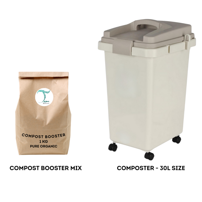 The Leafy Lab's Composter Pack, Home composting UAE