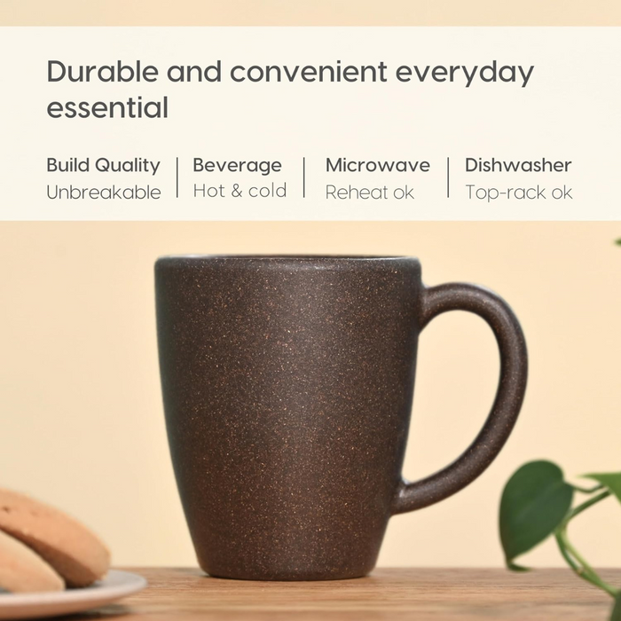 Coffee Mug, 300 ml, Recycled From Coffee Ground Waste
