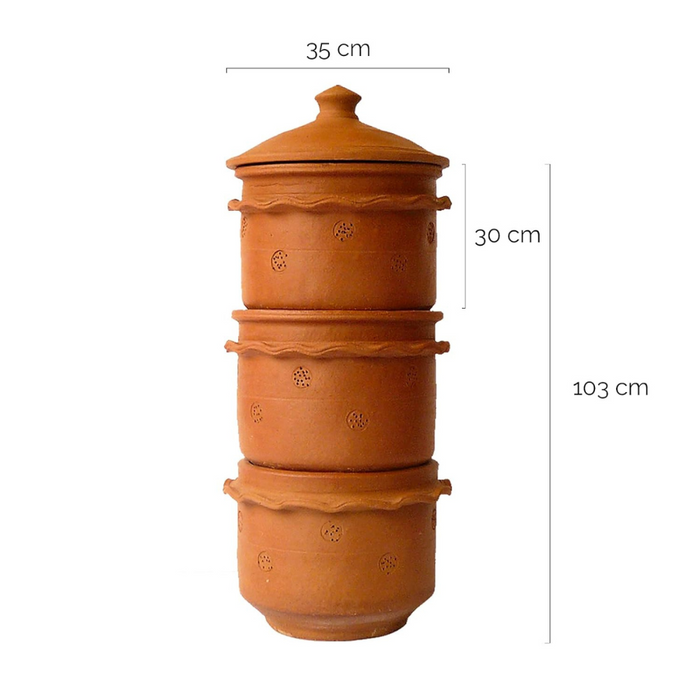 EcoCuisine CompostMate, TerraCotta Smell Free Compost Bin For Home