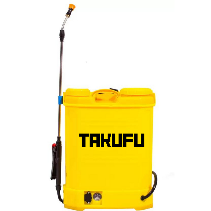 Takufu Backpack Battery Operated Fertilizer Sprayer, 16L