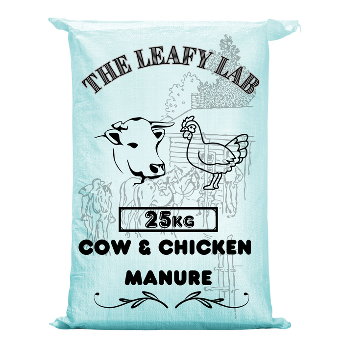 Takufu Cow & Chicken Manure, Organic Fertilizer, 25kg Bag