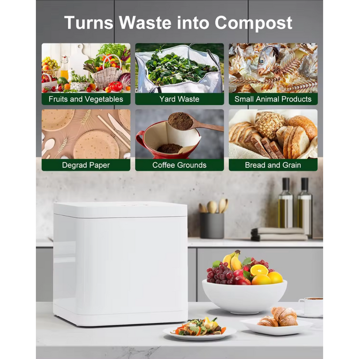 Takufu Home Electric Composter - Food Waste to Compost in 8 Hours, Food Waste Composte in the UAE