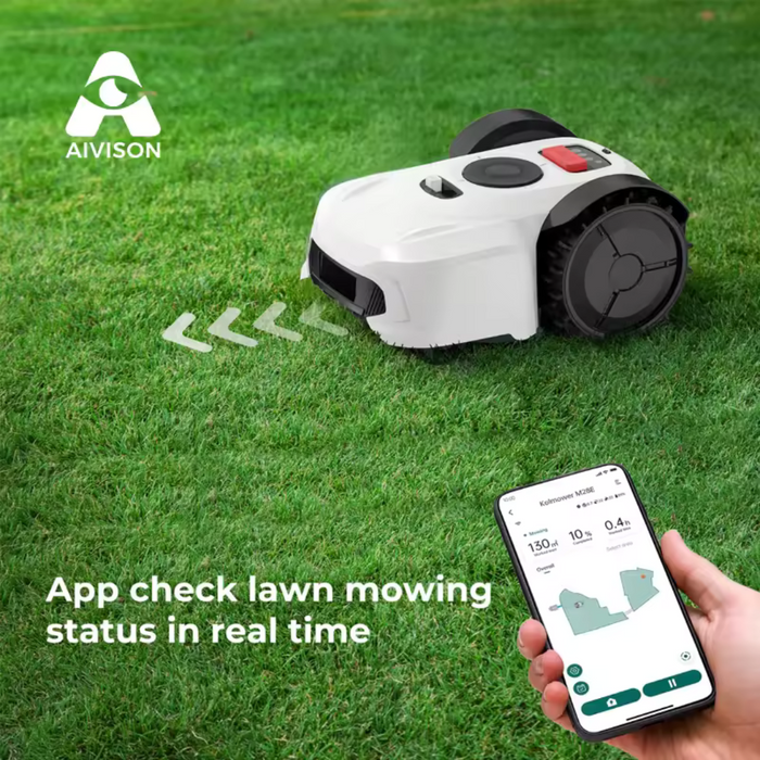 Electric Automatic Lithium Battery Lawn Mower, Smartphone WiFi App Control Robot