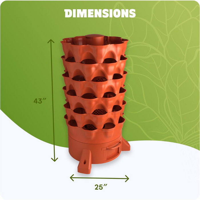 Tower Garden Composter, 50 Plants, Vertical Garden, Vertical Planter, Composter