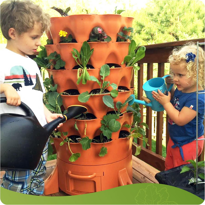 Tower Garden Composter, 50 Plants, Vertical Garden, Vertical Planter, Composter