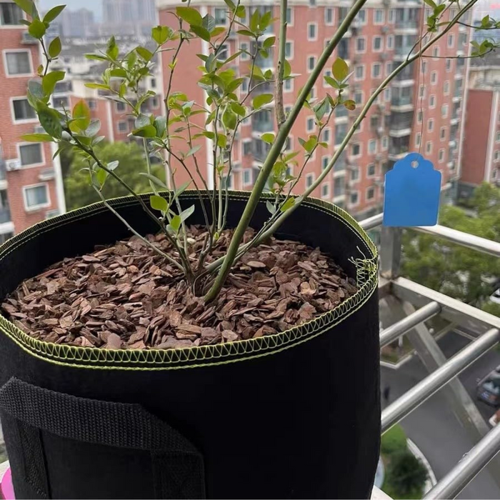 Takufu Non-woven Grow Bags for Planting Vegetable and Fruit Saplings, Courtyard/Balcony/Roof