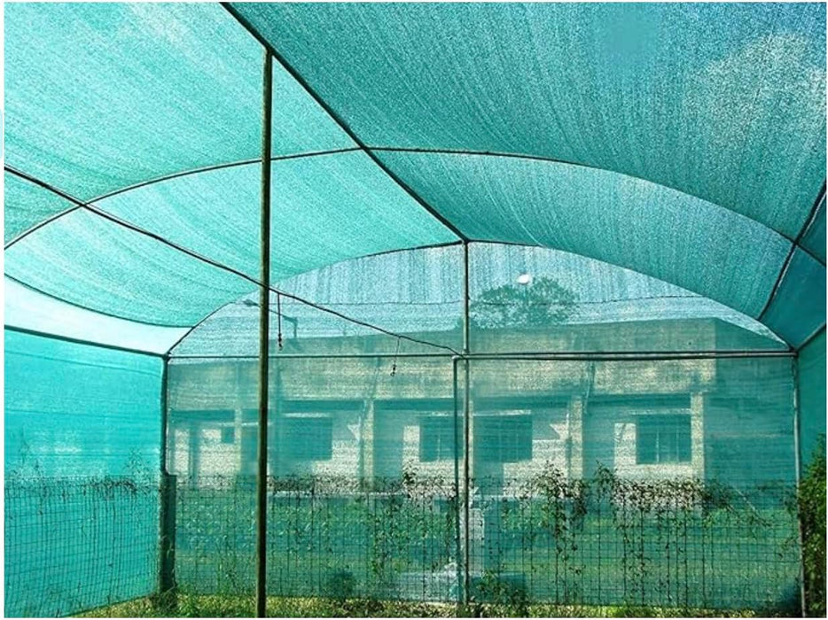 Shade Net 73% | Dark Green Garden Shade Net UV Protection | Multi-Purpose Greenhouse Shading Cloth | Greensouq Plant Care Fencing Width 2 Meter (1.5 x 2.0mtr LxW)