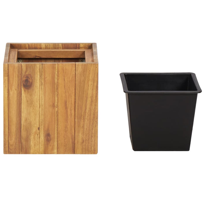 Takufu Garden Raised Bed Pot, Solid Acacia Wood, Raised Bed Gardening in the UAE