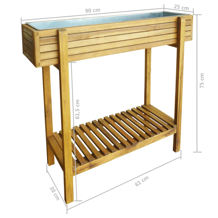 Takufu Raised Garden Bed, Solid Acacia Wood, Raised Bed Gardening in the UAE